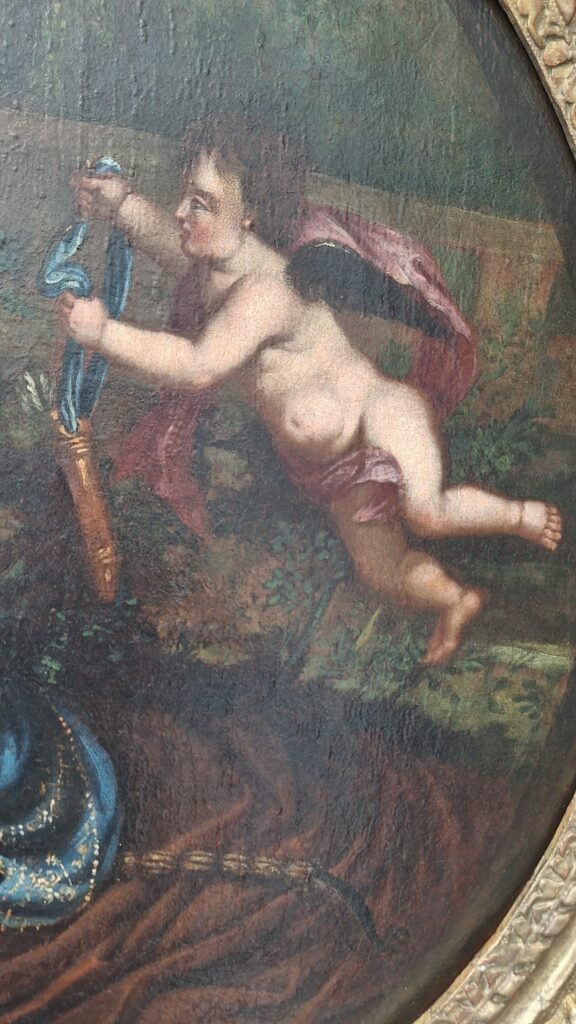 20250605 112220 1 Huile sur toile portrait de Madame de Montespan Début XVIIIème