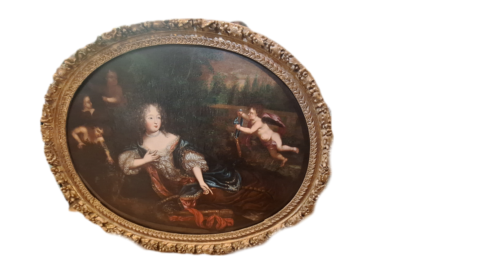 SfondoReraser 20250605 112002947 68416BA3CC7A3 Olio su tela Ritratto di Madame de Montespan all&#39;inizio