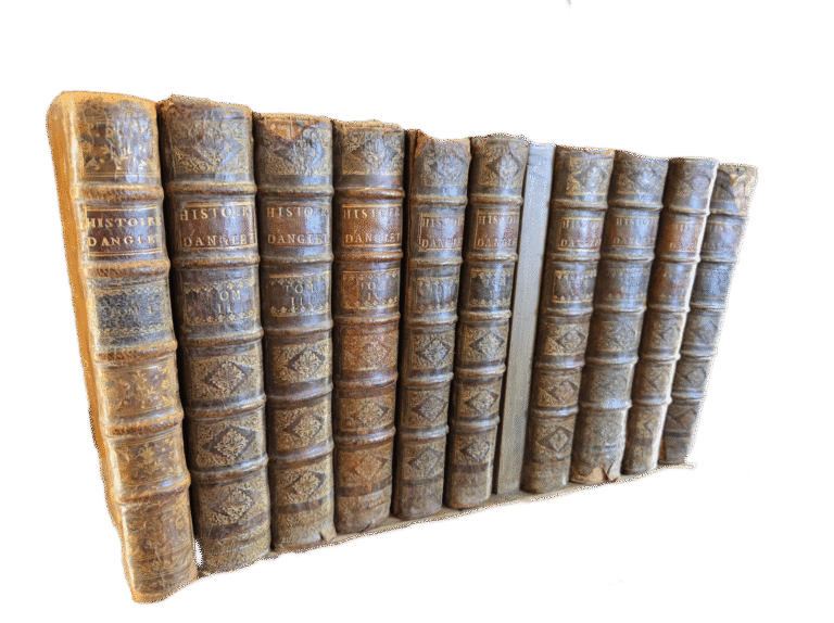 BackgroundEraser 20250731 171335685 History of England by Rapin de Thoyras in 10 volumes 18th century