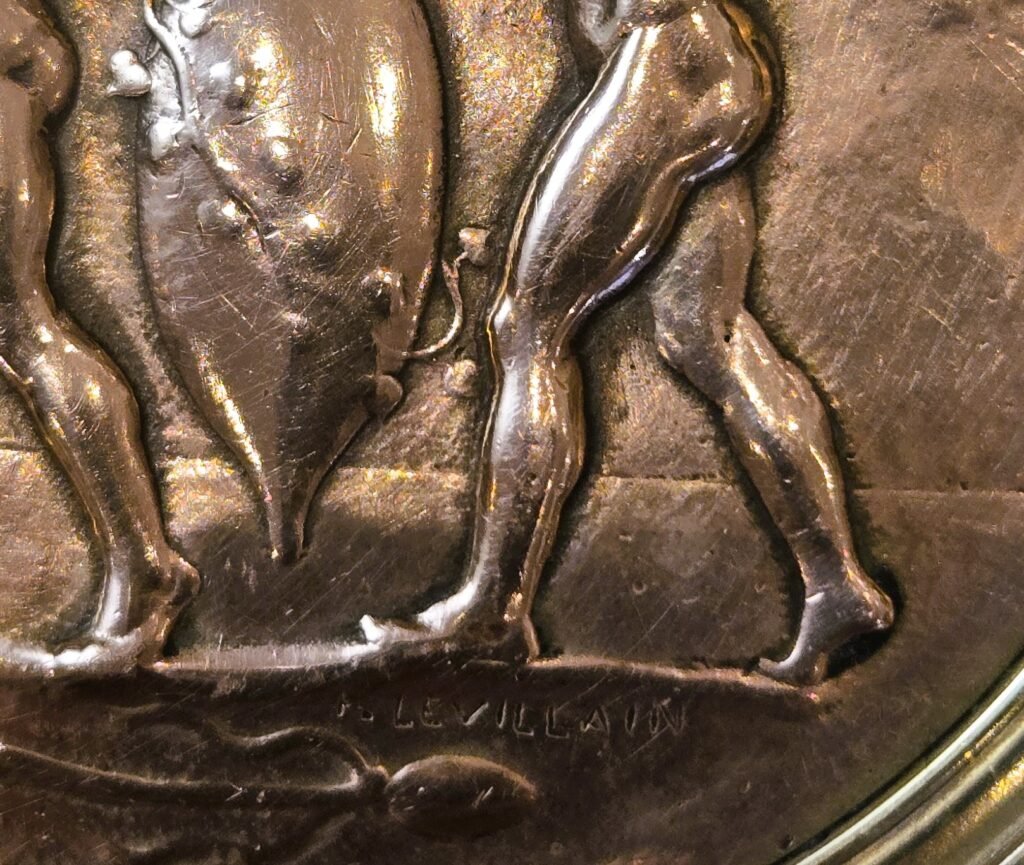 20260220 161223 Coupe néo-antique en bronze et cuivre – Levillain, éditée par Barbedienne 20260220 161223 Coupe néo-antique en bronze et cuivre – Levillain, éditée par Barbedienne